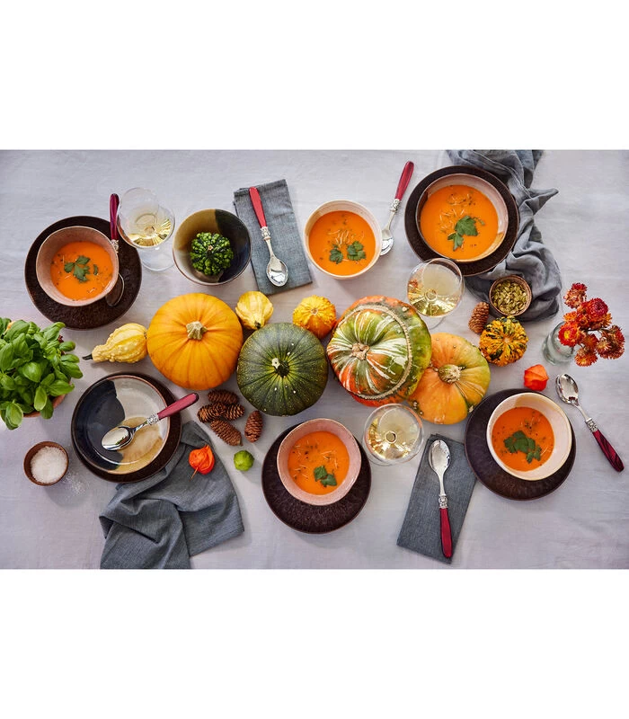 Bestekset Mona Lisa 18/10 49-delig Rood Rood 12-persoons 7 Bestekset Mona Lisa 18/10 49-delig Rood Rood 12-persoons - Afbeelding 5