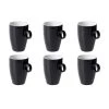 Beker Bart Colour Cafe 23 Cl Zwart Porselein 6 Stuk(s)