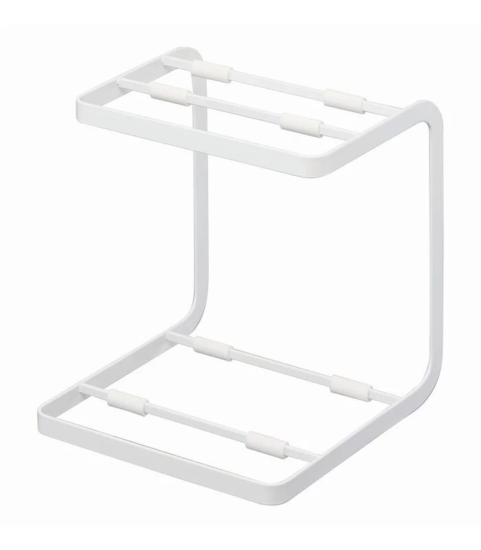 Yamazaki Pot Stand - Tower - White 3 Yamazaki Pot Stand - Tower - White
