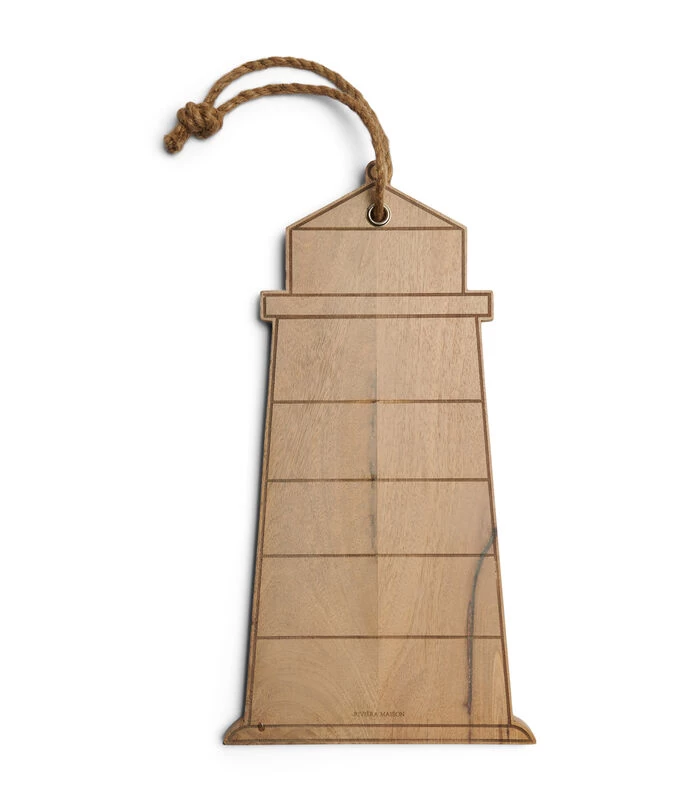 Serveerplank Hout, Borrelplank, Vuurtoren - Lighthouse - Bruin 3 Serveerplank Hout, Borrelplank, Vuurtoren - Lighthouse - Bruin