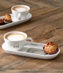 Kop En Schotel Koffie Set Coffee Cookie Wit - 195 ML - 25x10x10 Cm -Palmer Winkel c8929e519ce44395bacfd7d72dac1d0b