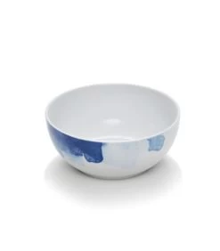 Kom 16xH6,5cm Blauw Cumulus - Set/4