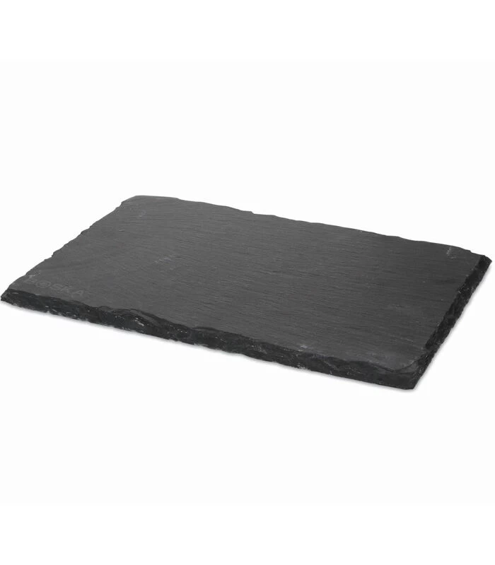 Serveerplank Leisteen L - Met Antislip Voetjes - Zwart - 33 Cm 4 Serveerplank Leisteen L - Met Antislip Voetjes - Zwart - 33 Cm - Afbeelding 2