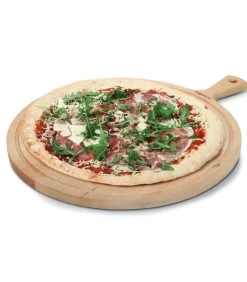 Serveerplank Rond Amigo XL - Met Handgreep - Bruin - ⌀ 42 Cm -Palmer Winkel d0cce03268f04a9293e9fdadfd16067d