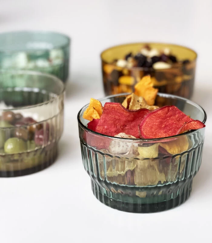 LIMA BOWL MEDIUM Licht Amber 4 LIMA BOWL MEDIUM Licht Amber - Afbeelding 2