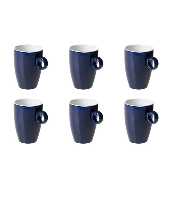Beker Bart Colour Cafe 23 Cl Blauw Porselein 6 Stuk(s) 3 Beker Bart Colour Cafe 23 Cl Blauw Porselein 6 Stuk(s)