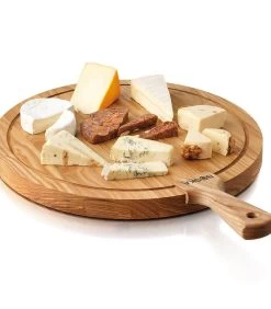 Serveerplank Rond Friends L - Duurzaam - Bruin - ⌀ 40,3 Cm -Palmer Winkel da94ac8213cb4e30bb847766558655eb