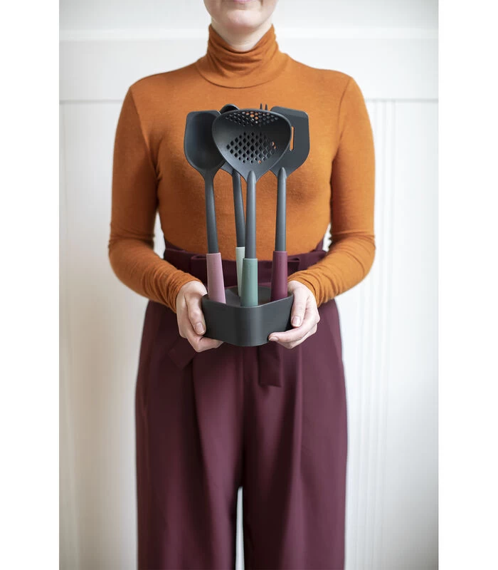 Brabantia Tasty+ Kookgerei Set Plus Houder, 4-delig - Mixed 5 Brabantia Tasty+ Kookgerei Set Plus Houder, 4-delig - Mixed - Afbeelding 3