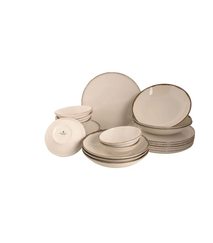 Serviesset Akoya Porselein 6-persoons 24-delig Offwhite 3 Serviesset Akoya Porselein 6-persoons 24-delig Offwhite