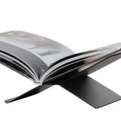 Exclusive Brook Boekenstandaard - Metaal - Zwart - 12x29x17