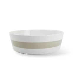 Kom 23xH6,5cm Sage Green Stripes