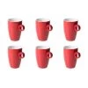 Beker Bart Colour Cafe 23 Cl Rood Porselein 6 Stuk(s)