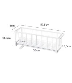 Yamazaki Wire Dish Drainer Slim - Tower - White 11 Yamazaki Wire Dish Drainer Slim - Tower - White -Palmer Winkel e908558f39f543c69f002a14e2a062d9