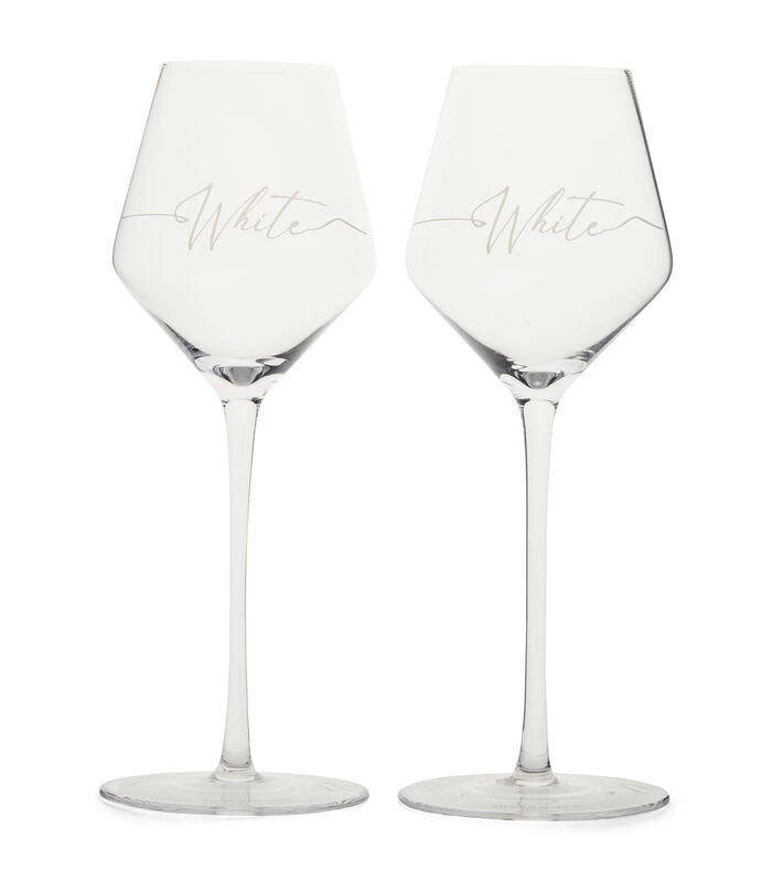 Wijnglazen Witte Wijn - RM White Wine Glass - Transparant - Set 2 Stuks 3 Wijnglazen Witte Wijn - RM White Wine Glass - Transparant - Set 2 Stuks
