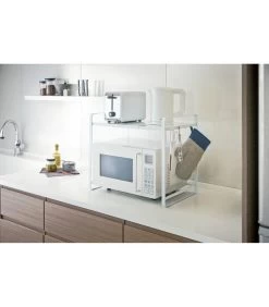 Yamazaki Extendable Kitchen Counter Organizer - Tower - White -Palmer Winkel ed71459c19ef4e9380d6cd8841ade5c2