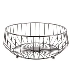 PRESENT TIME Fruitmand Linea Kink - IJzer Gun Metal - Large - 34x14,5cm -Palmer Winkel f39084587a7149db9101e9c27321835e