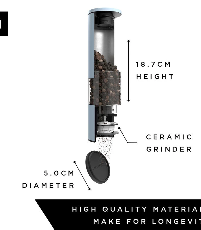 Zout- En Pepermolen Set 'Lagom' 5 Zout- En Pepermolen Set 'Lagom' - Afbeelding 3