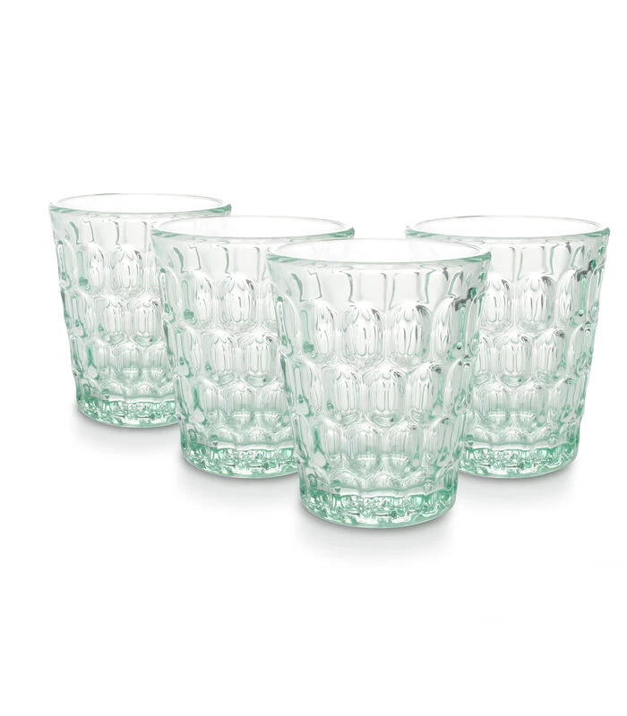 Glas 32cl LichtGroen Honey - Set/4 4 Glas 32cl LichtGroen Honey - Set/4 - Afbeelding 2