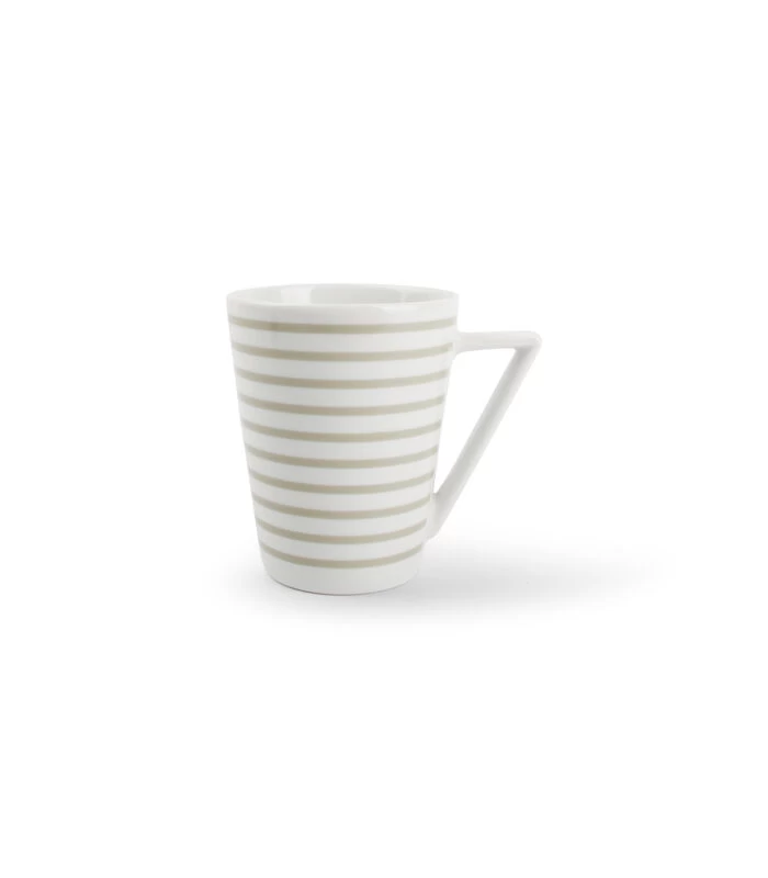 Beker 36cl Sage Green Stripes - Set/4 4 Beker 36cl Sage Green Stripes - Set/4 - Afbeelding 2