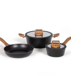 LIVOO Vijfdelige Pannenset
