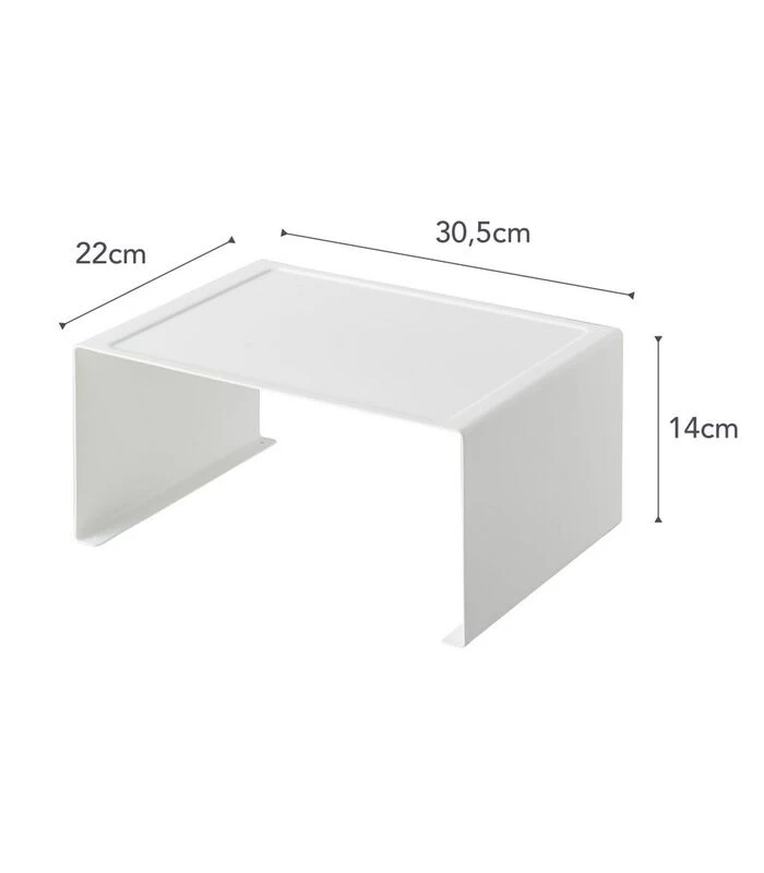 Yamazaki Stackable Kitchen Rack - Tower - White 7 Yamazaki Stackable Kitchen Rack - Tower - White - Afbeelding 5